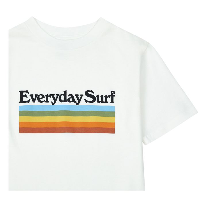 Organic Cotton Everyday Surf T-Shirt  | Blanco Roto- Imagen del producto n°2
