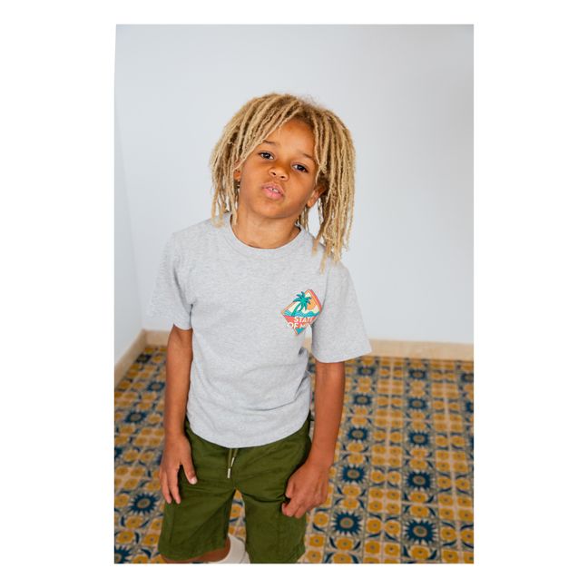 Organic Cotton State Of Mind T-Shirt | Heather grey