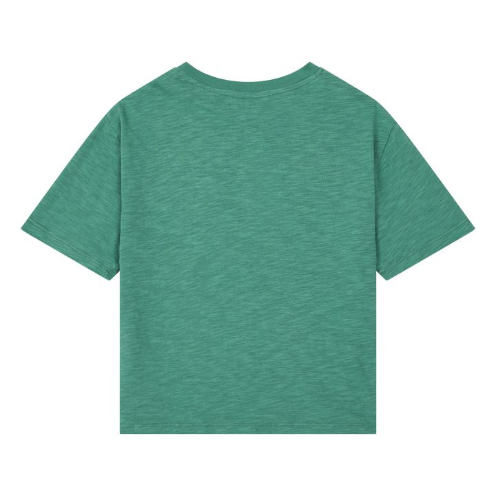 Organic Cotton Ocean Future T-Shirt  | Verde- Immagine del prodotto n°2