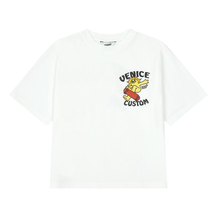 Organic Cotton Venice Custom Loose T-Shirt  | Blanco Roto- Imagen del producto n°0