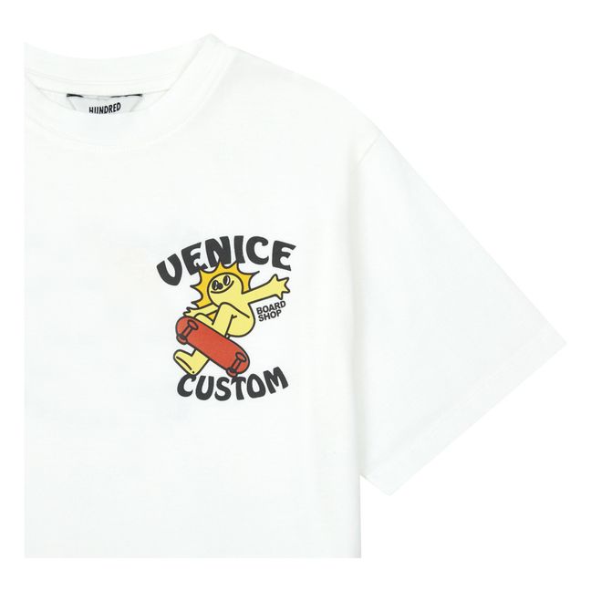 Organic Cotton Venice Custom Loose T-Shirt  | Grauweiß