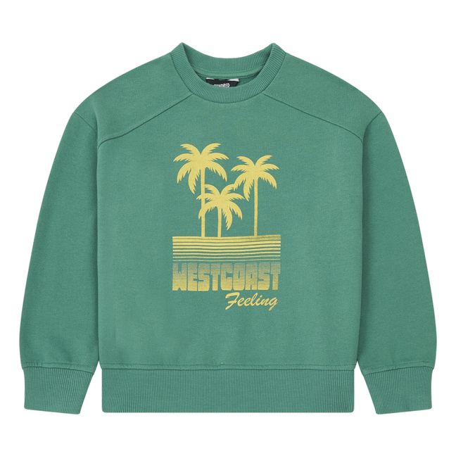 Organic Cotton West Coast Sweatshirt  | Green