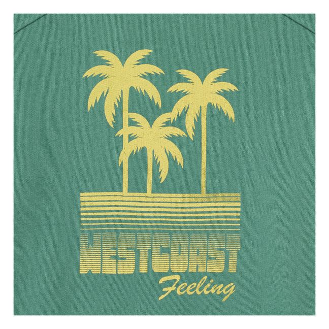 Organic Cotton West Coast Sweatshirt  | Verde