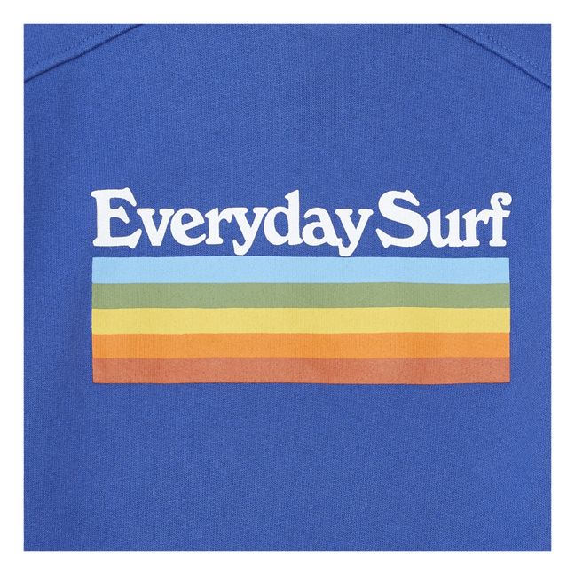 Organic Cotton Everyday Surf Sweatshirt  | Azure blue