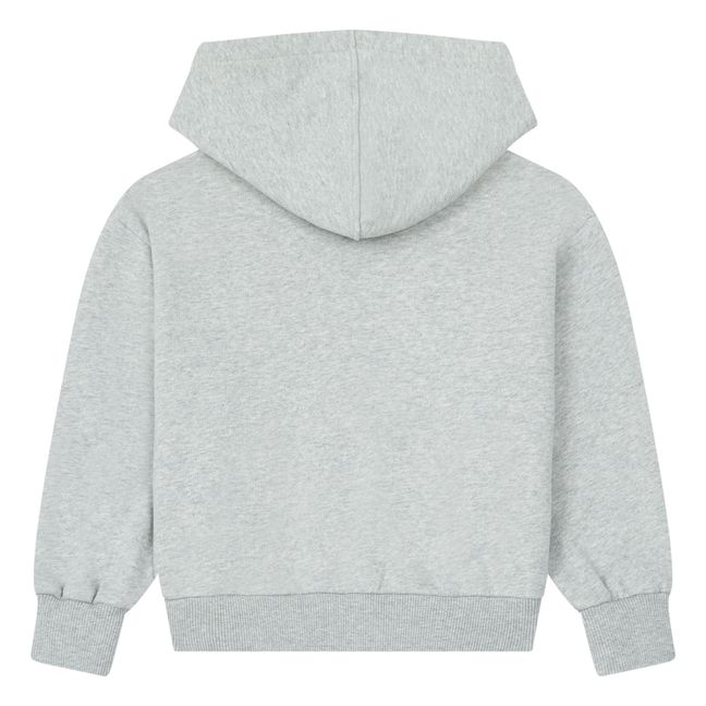 Organic Cotton Everyday Surf Hoodie  | Gris Jaspeado