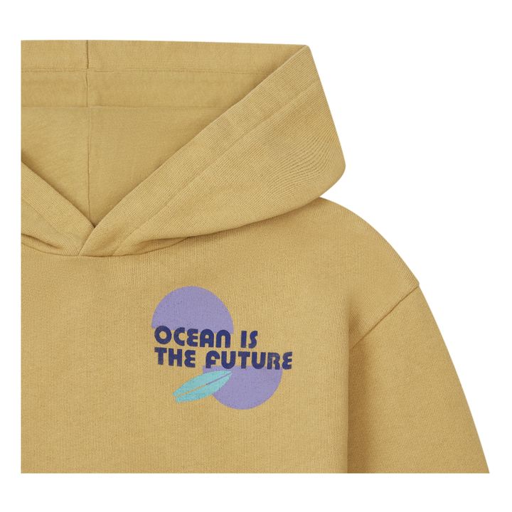 Organic Cotton Ocean Hoodie  | Camel- Imagen del producto n°2