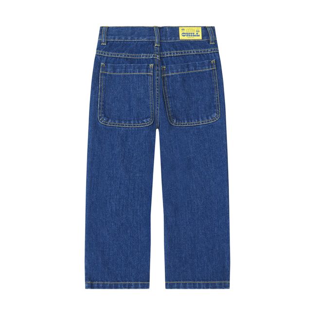 Stonewashed Denim Jeans | Azul