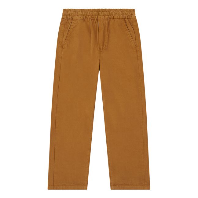 Adjustable Waist Trousers | Brown