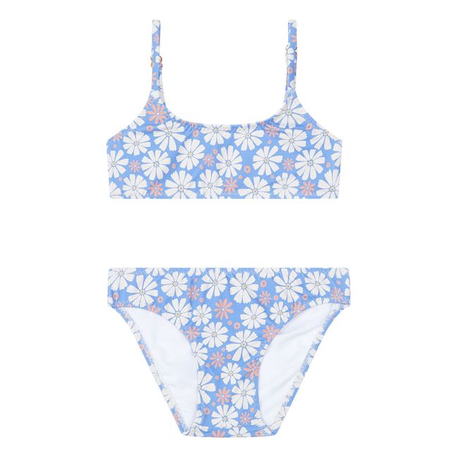 Daisies Printed Bikini | Blue