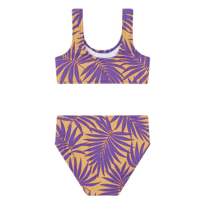 Palm Trees Printed Bikini | Lilac- Product image n°3