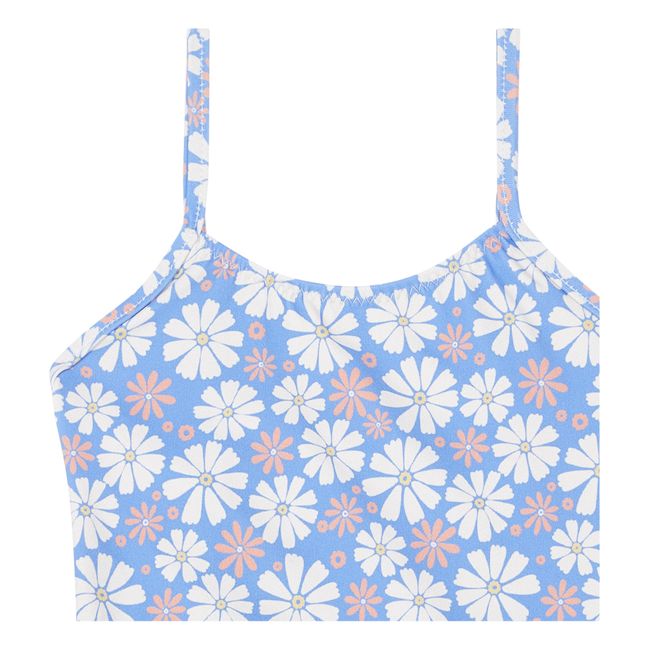 Daisies Printed Swimsuit | Blue