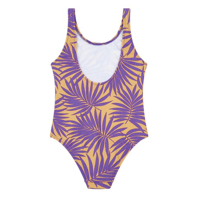 Palm Trees Printed Swimsuit | Lilac