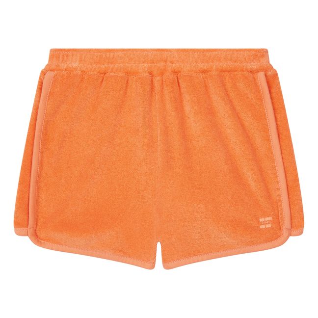 Organic Terry Cloth Shorts | Apricot