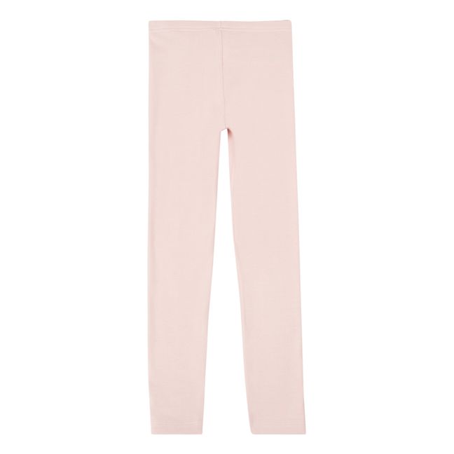 Organic Cotton Elastane Jersey Leggings | Rosa Palo
