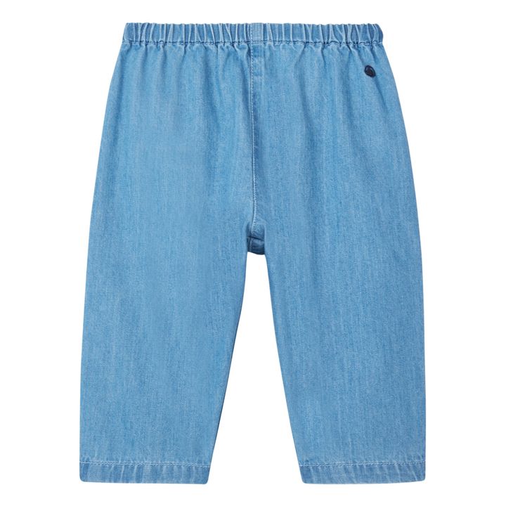 Organic Cotton Denim Trousers | Azul- Imagen del producto n°0