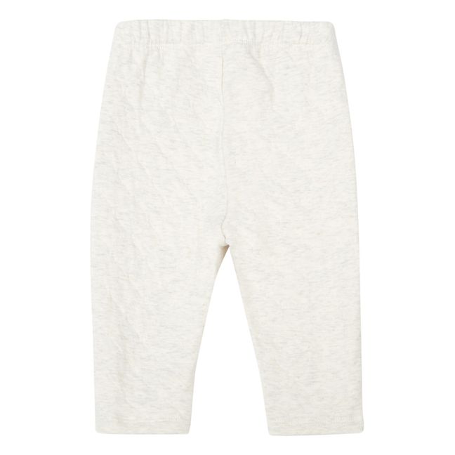 Organic Cotton Fleece Trousers | Beige