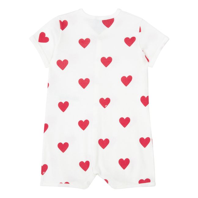 Organic Cotton Short Jumpsuit | Rojo