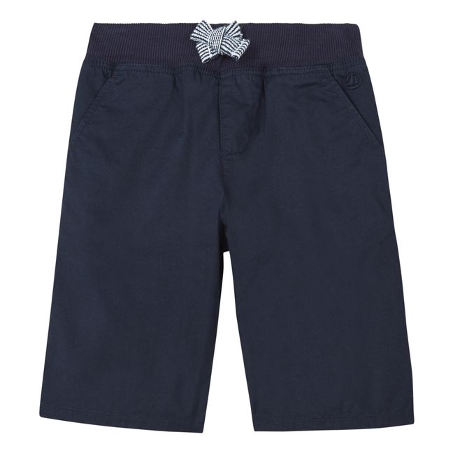 Cotton Bermuda Shorts | Azul Marino