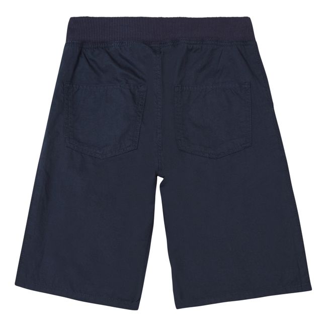 Cotton Bermuda Shorts | Azul Marino