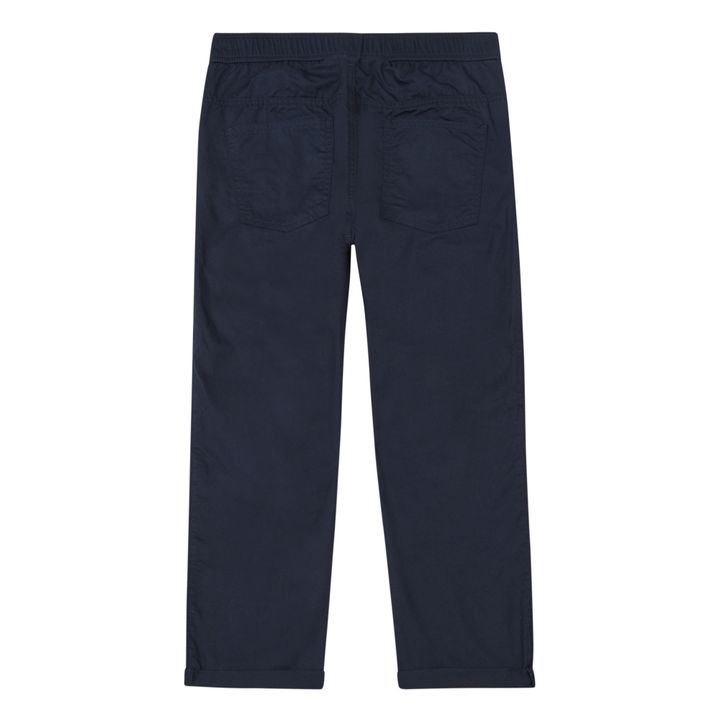 Cotton Twill Trousers | Azul Marino- Imagen del producto n°1