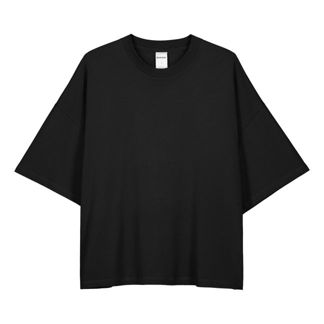 Camiseta Oversized de algodón orgánico | Negro