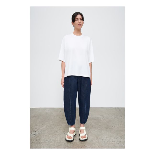 T-shirt Oversized Boxy Coton Bio | Blanc