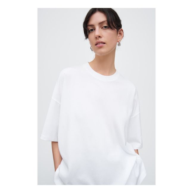 T-shirt Oversized Boxy Coton Bio | Blanc