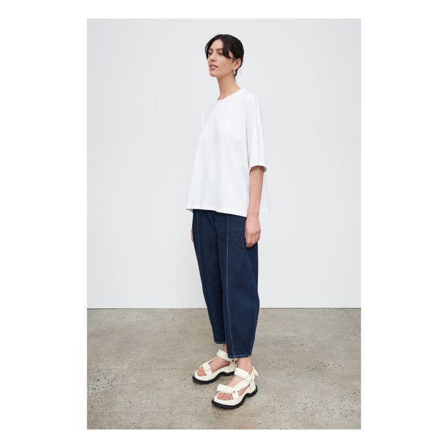 T-shirt Oversized Boxy Coton Bio | Blanc