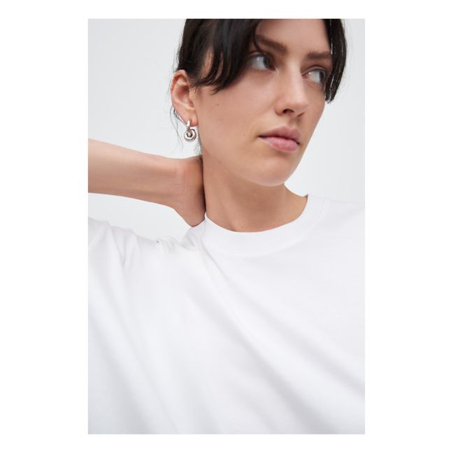T-shirt Oversized Boxy Coton Bio | Blanc