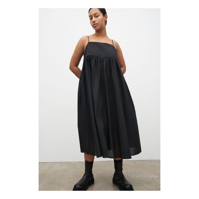 Elle Organic Cotton Dress | Negro