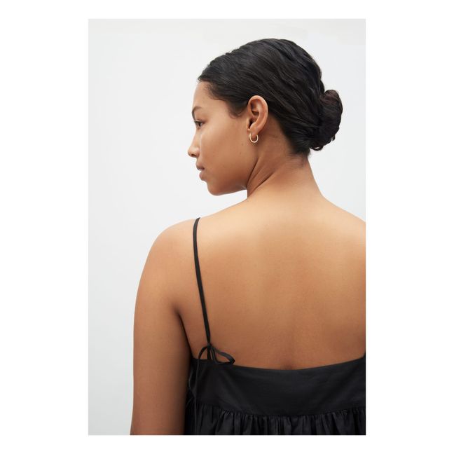 Kleid Elle Bio-Baumwolle | Schwarz