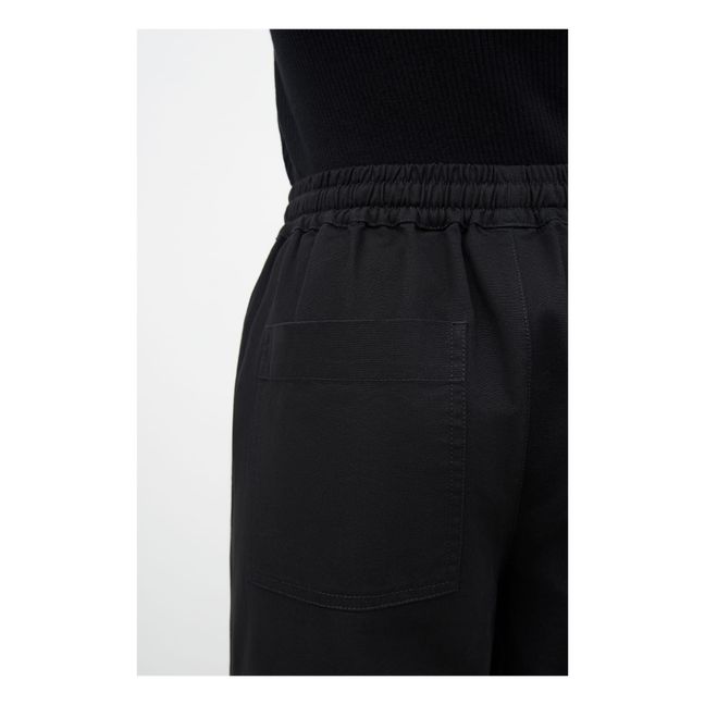 Blake Organic Cotton Pants | Nero