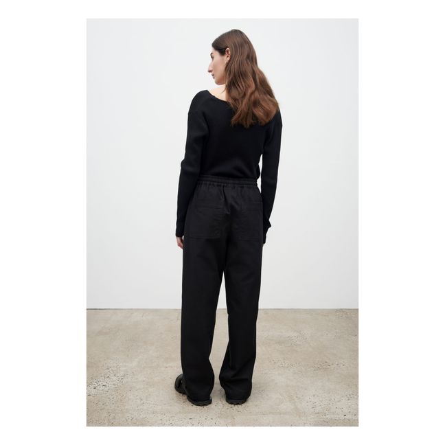 Pantalon Blake Coton Bio | Noir