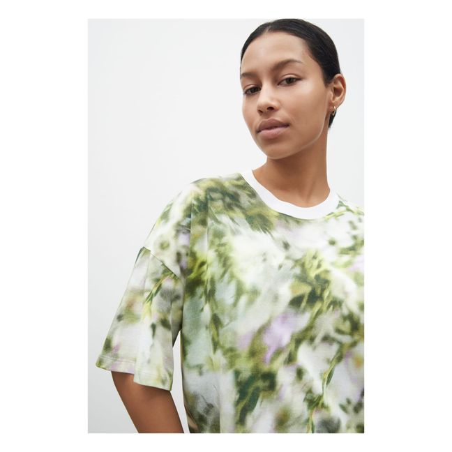 Camiseta de algodón orgánico Field | Verde