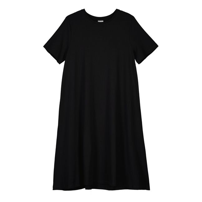 Robe A-Line Coton Bio | Noir