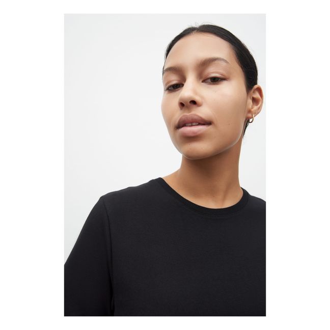 Robe A-Line Coton Bio | Noir
