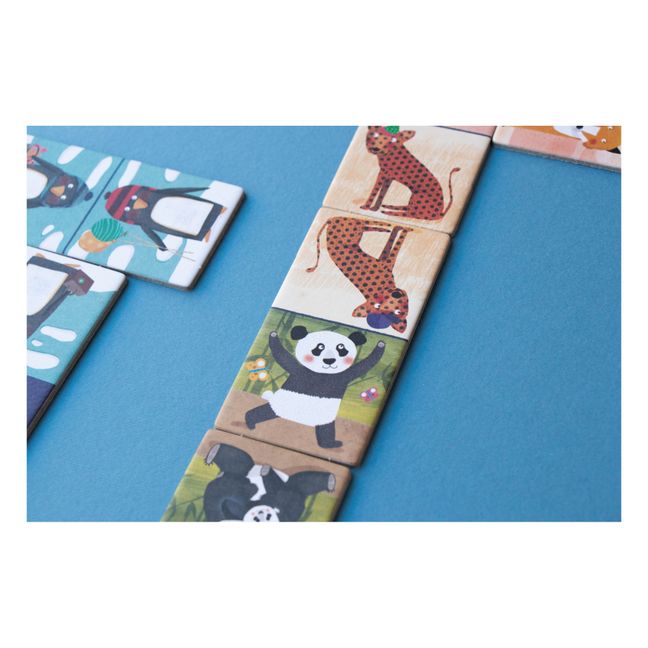 Juego de dominó pingüinos