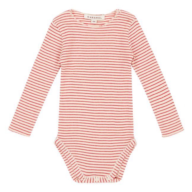 Hanau Striped Onesie | Red