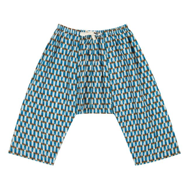 Linum Harem Pants | Blue