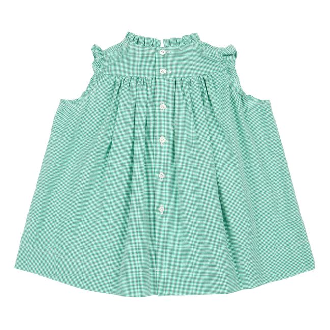 Moringa Check Dress | Green