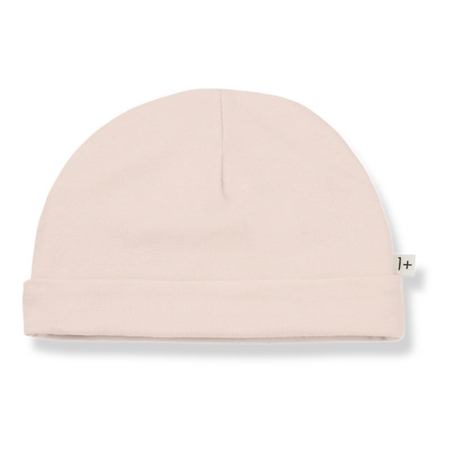 Gorro para recién nacido de algodón orgánico Nuc | Rosa Palo