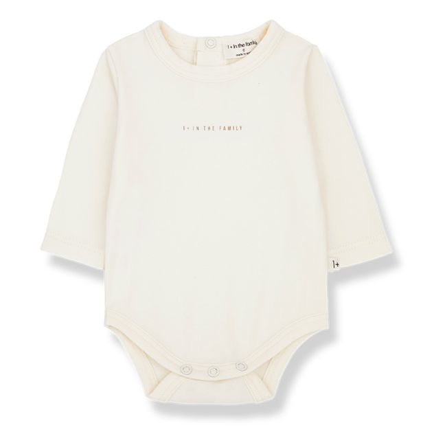 Body Manches Longues Edith Coton Bio | Ecru