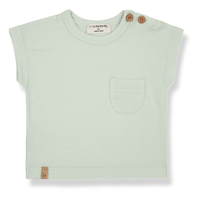 T-Shirts Manches Courtes Miles Coton Bio | Verde chiaro