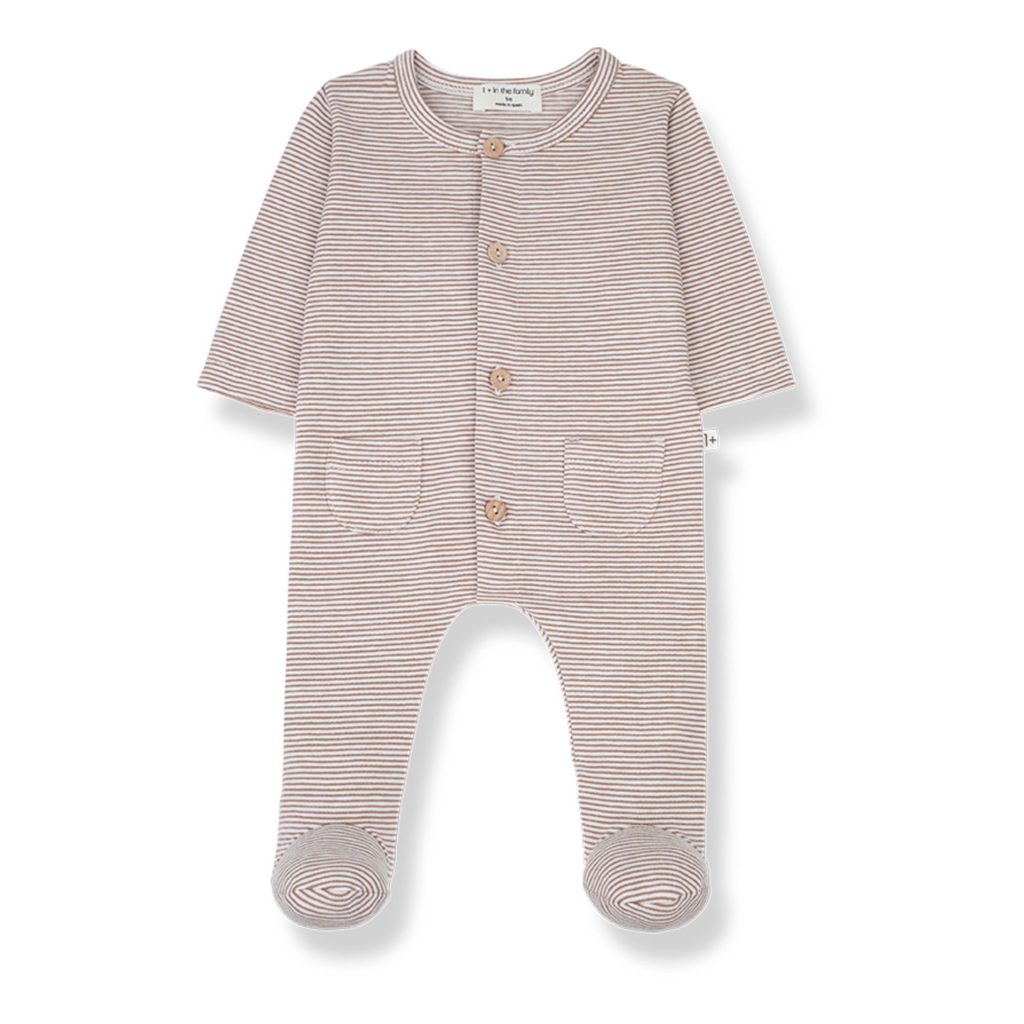 1+ in the family - Florian Striped Pyjamas - Brown | Smallable
