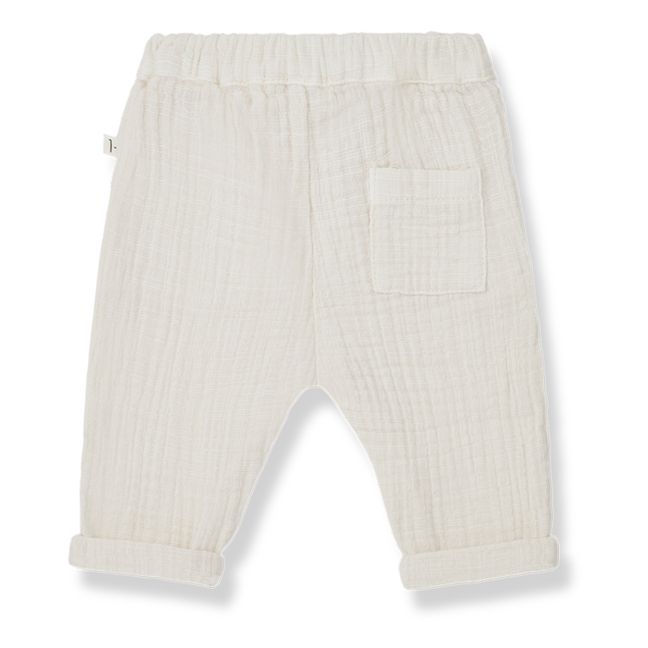 Pantalones de muselina Gabi | Crudo