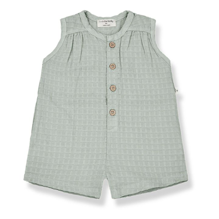 Kurzer Overall Larissa | Blasses Grün- Produktbild Nr. 0