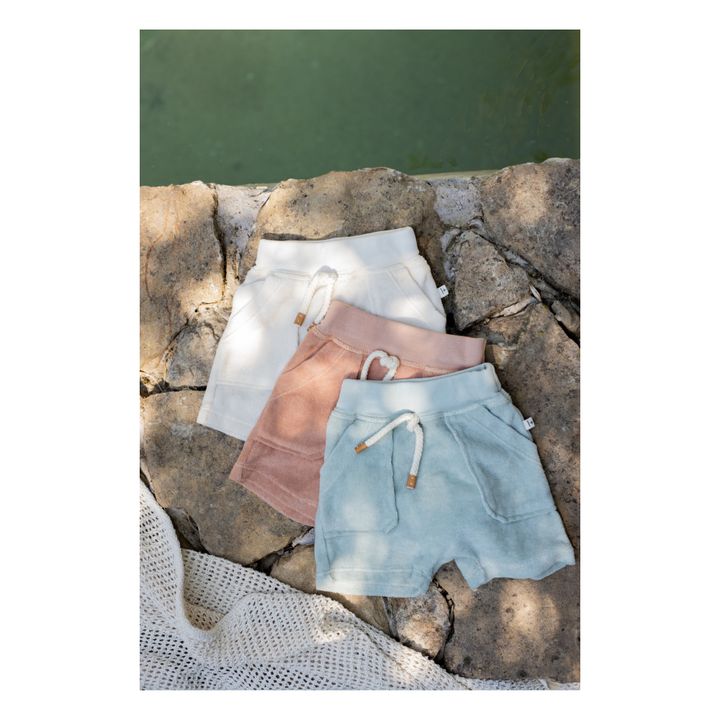 Bermuda toalla Jacob | Verde Pálido- Imagen del producto n°1