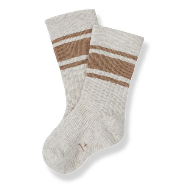 Lange Socken Vintage Wes | Kamelbraun