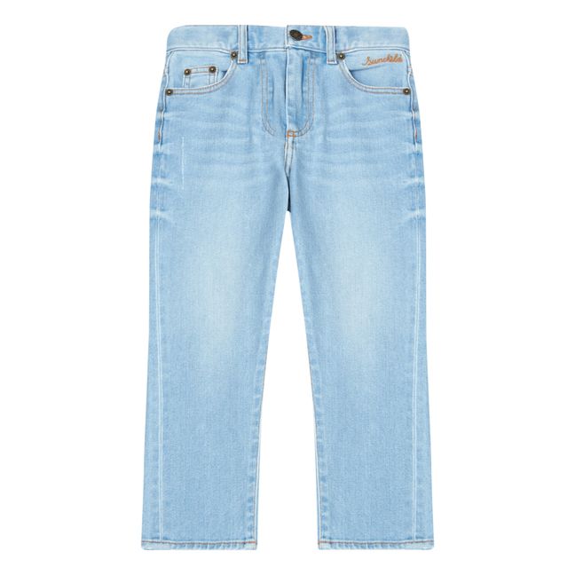 Riverton Straight-Leg Trousers | Denim blue