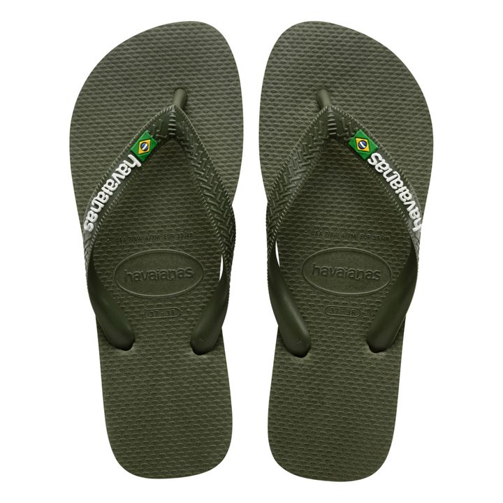 Brasil Logo Flip Flops | Verde- Immagine del prodotto n°2